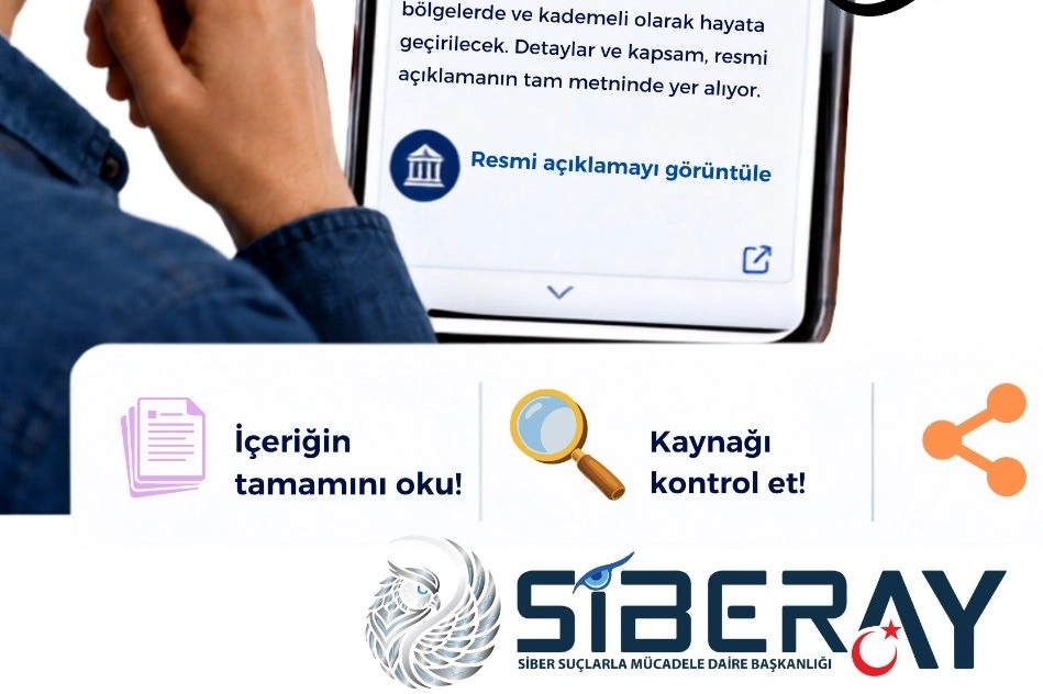 Dijital Dünyada Dezenformasyon Uyarısı: Siberay’dan Vatandaşlara ″Tıklama Tuzakları″ Çağrısı